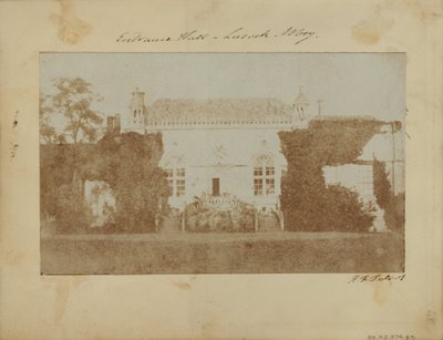 Lacock Abbey, the West Front by William Henry Fox Talbot